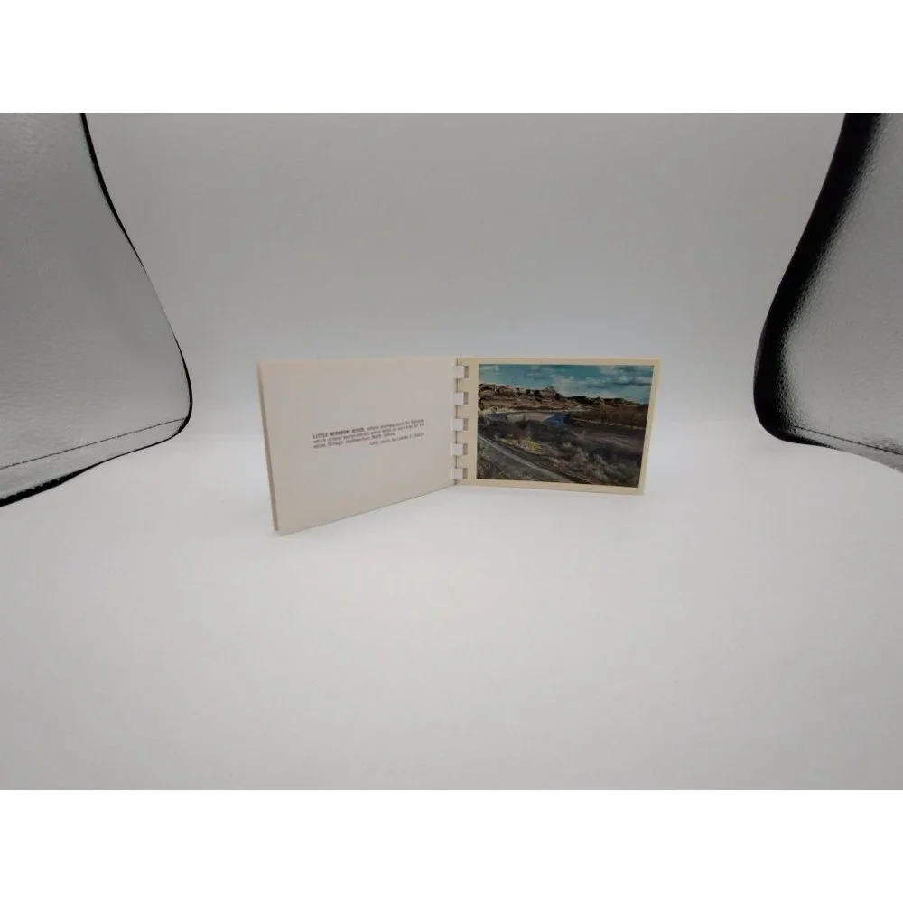 North Dakota & Badlands Miniature Album 10 Color Prints Mirro-Krome HS Crocker